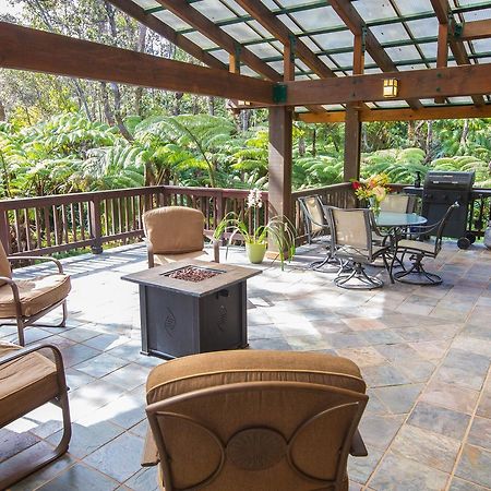 Hale Mauna Loa Upper Level With Shared Hot Tub Volcano Εξωτερικό φωτογραφία